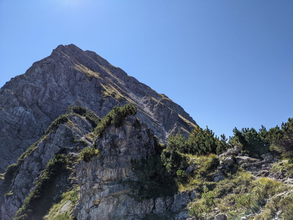 Gipfelaufbau der Rotspitze